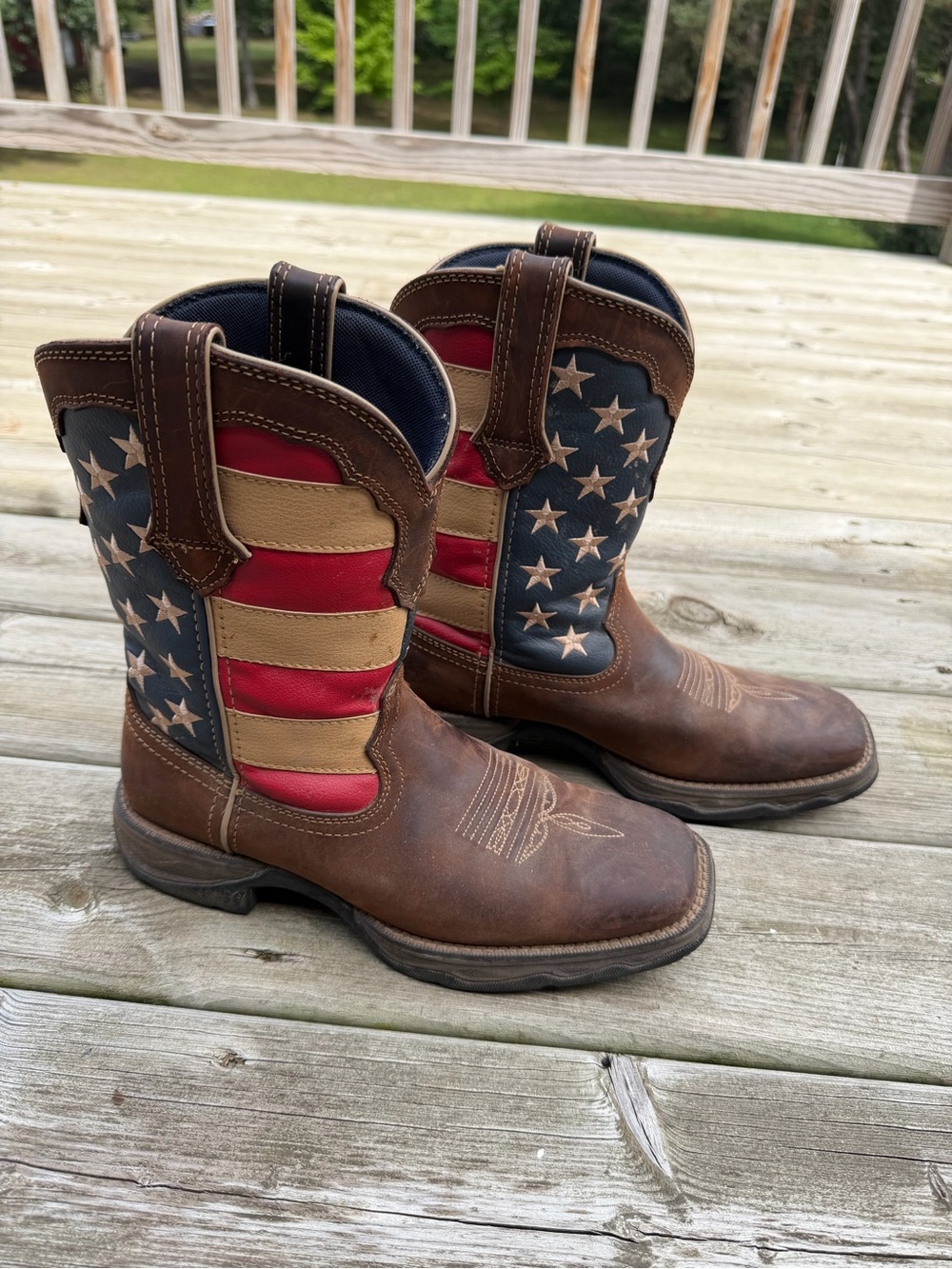 American flag boots